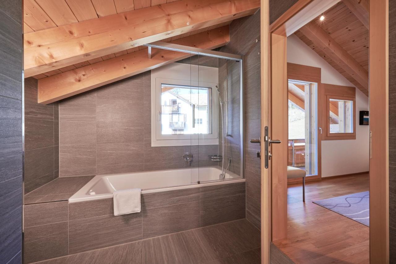 Chalet Bergfrieden Penthouse Wengen Bagian luar foto