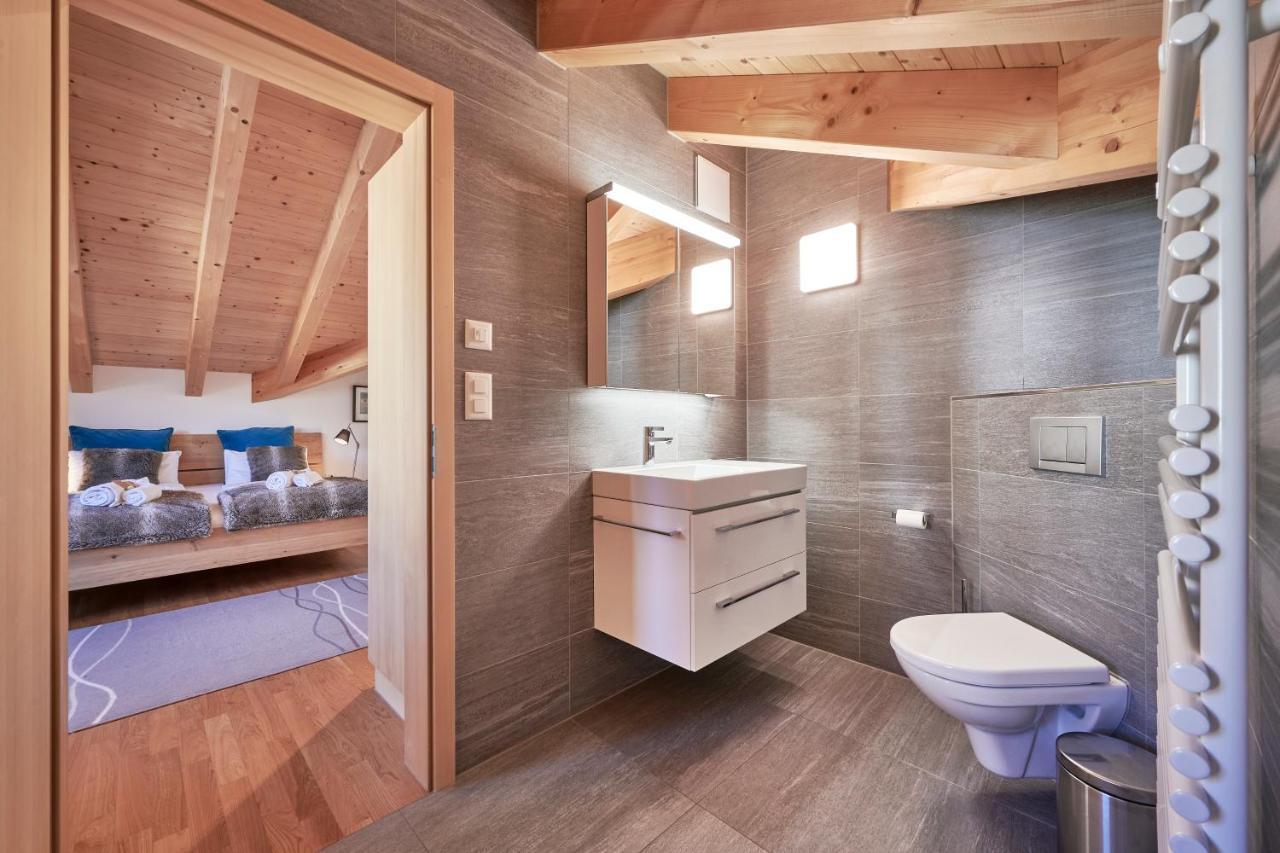 Chalet Bergfrieden Penthouse Wengen Bagian luar foto